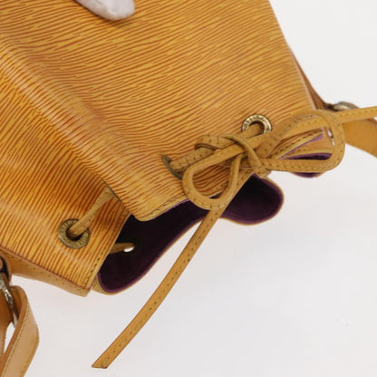 Louis Vuitton Petit Noe Handbag Epi Leather, YELLOW, LEATHER, Shoulder bag