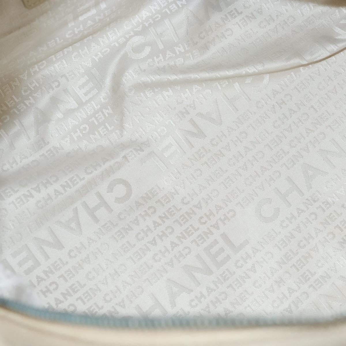 Chanel Chocolate Bar CC Bowler Bag Canvas, BEIGE, CANVAS, Handbag