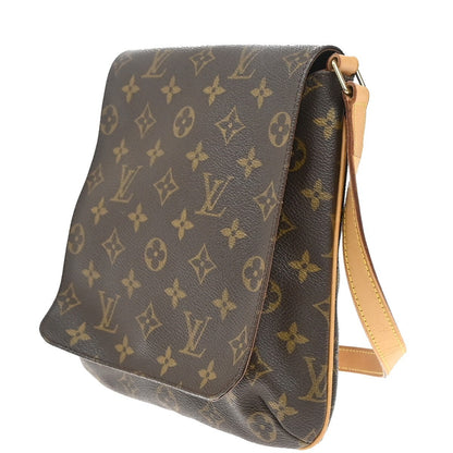 Louis Vuitton Musette Salsa Handbag Monogram Canvas, BROWN, CANVAS, Shoulder bag