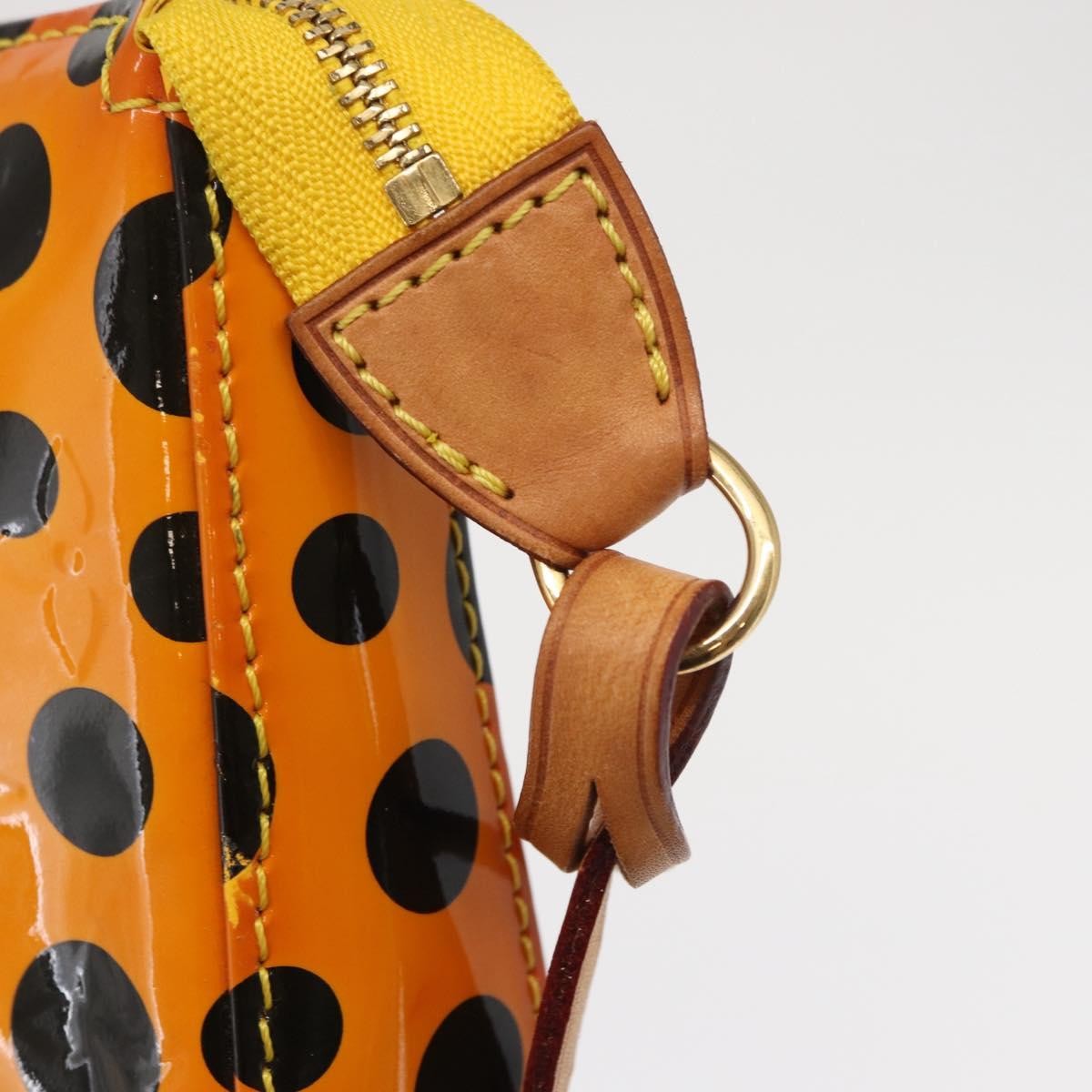 Louis Vuitton Pochette Accessoires NM Kusama Infinity Dots Monogram Vernis, YELLOW, PATENT_LEATHER, Clutche & pouche