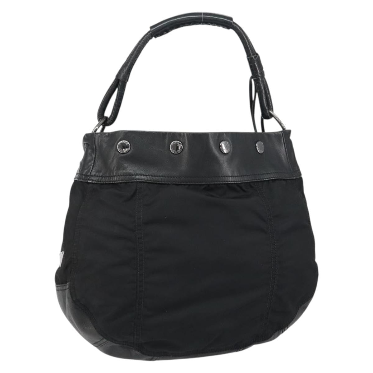 Prada Vintage Shoulder Bag Tessuto, BLACK, NYLON, Shoulder bag