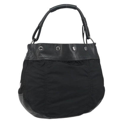 Prada Vintage Shoulder Bag Tessuto, BLACK, NYLON, Shoulder bag