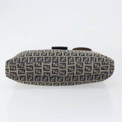 Fendi Vintage Hobo Zucchino Canvas, NAVY, CANVAS, Shoulder bag