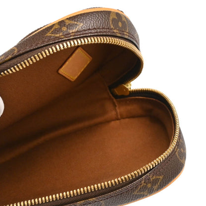 Louis Vuitton Pochette Gange Monogram Canvas, BROWN, CANVAS, Clutche & pouche