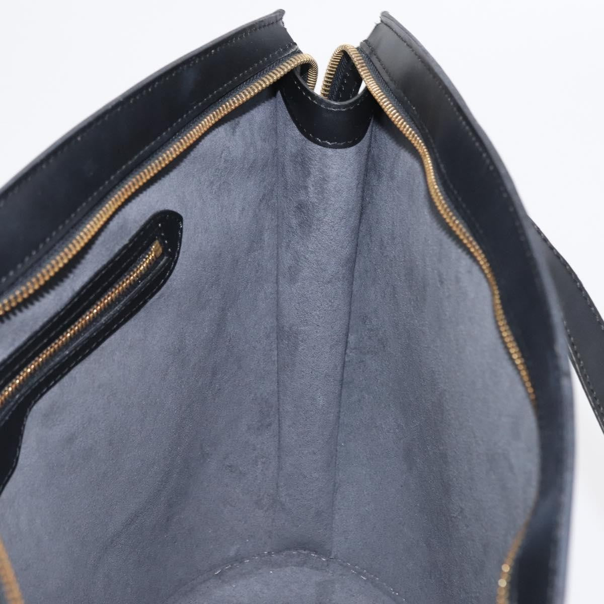 Louis Vuitton Saint Jacques Handbag Epi Leather, BLACK, LEATHER, Shoulder bag