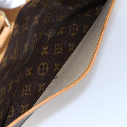 Louis Vuitton Deauville Handbag Monogram Canvas, BROWN, CANVAS, Handbag