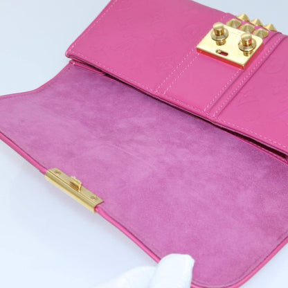 Louis Vuitton Courtney Clutch Embossed Leather, PINK, LEATHER, Clutche & pouche