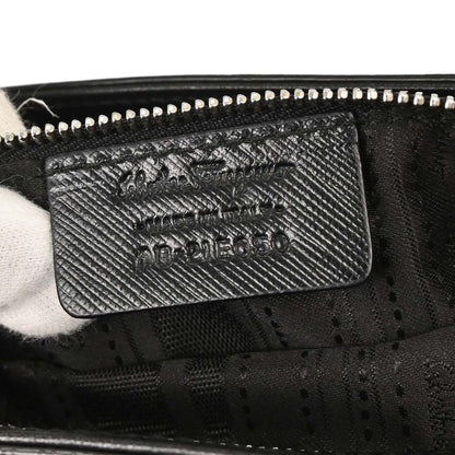 Salvatore Ferragamo Gancini Chain Shoulder bag Leather, BLACK, LEATHER, Shoulder bag