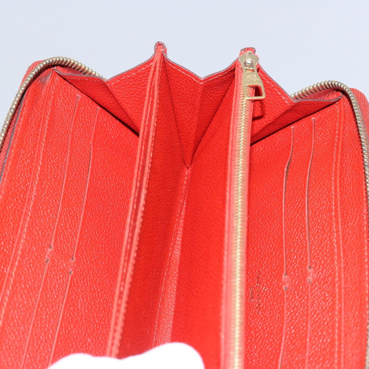 Louis Vuitton Portefeuille zippy Monogramme Empreinte Monogramme Empreinte, RED, LEATHER, Wallets