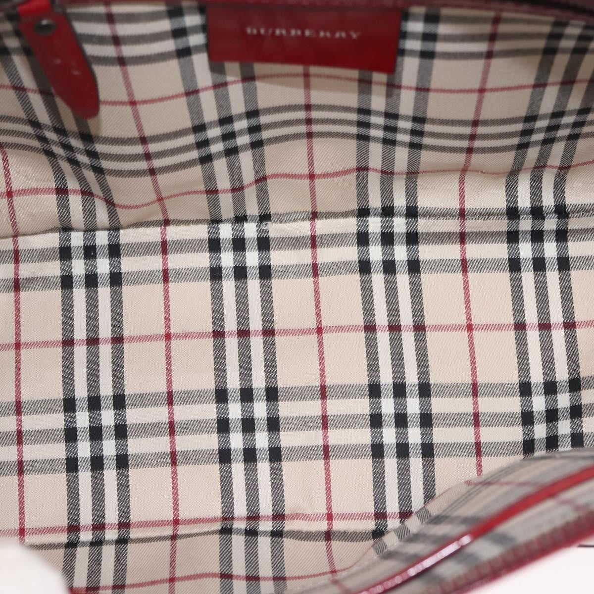 Burberry Vintage Handbag Patent leather, RED, PATENT_LEATHER, Handbag