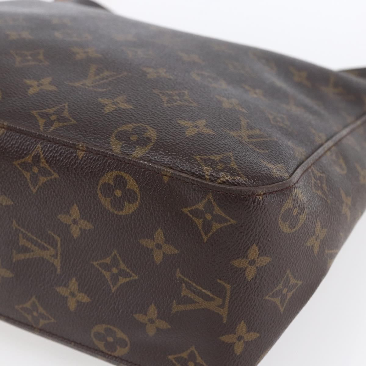 Louis Vuitton Looping Handbag Monogram Canvas, BROWN, CANVAS, Shoulder bag