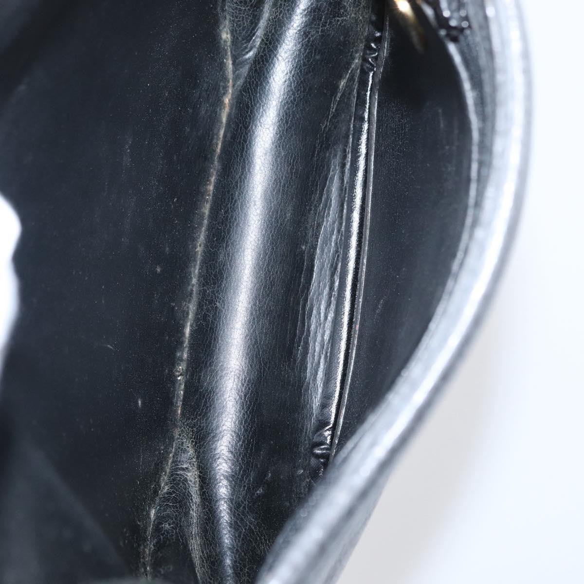 Christian Dior Vintage CD Logo Shoulder Bag Leather, GRAY, LEATHER, Shoulder bag