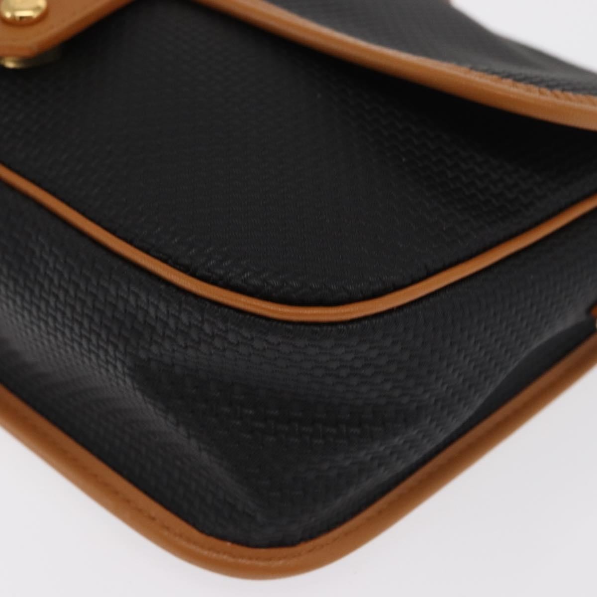 Saint Laurent Vintage Shoulder Bag Canvas, BLACK, CANVAS, Shoulder bag