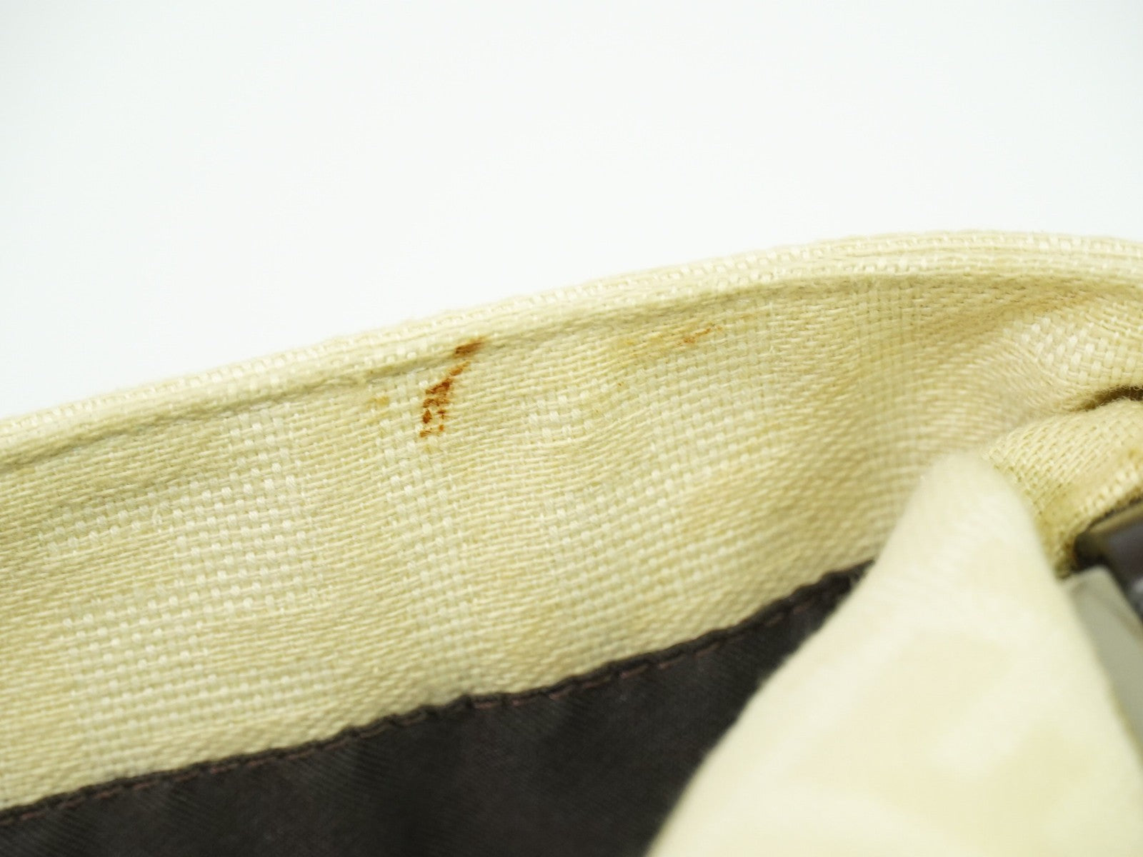 Fendi Mamma Baguette Zucca canvas, BEIGE, CANVAS, Shoulder bag