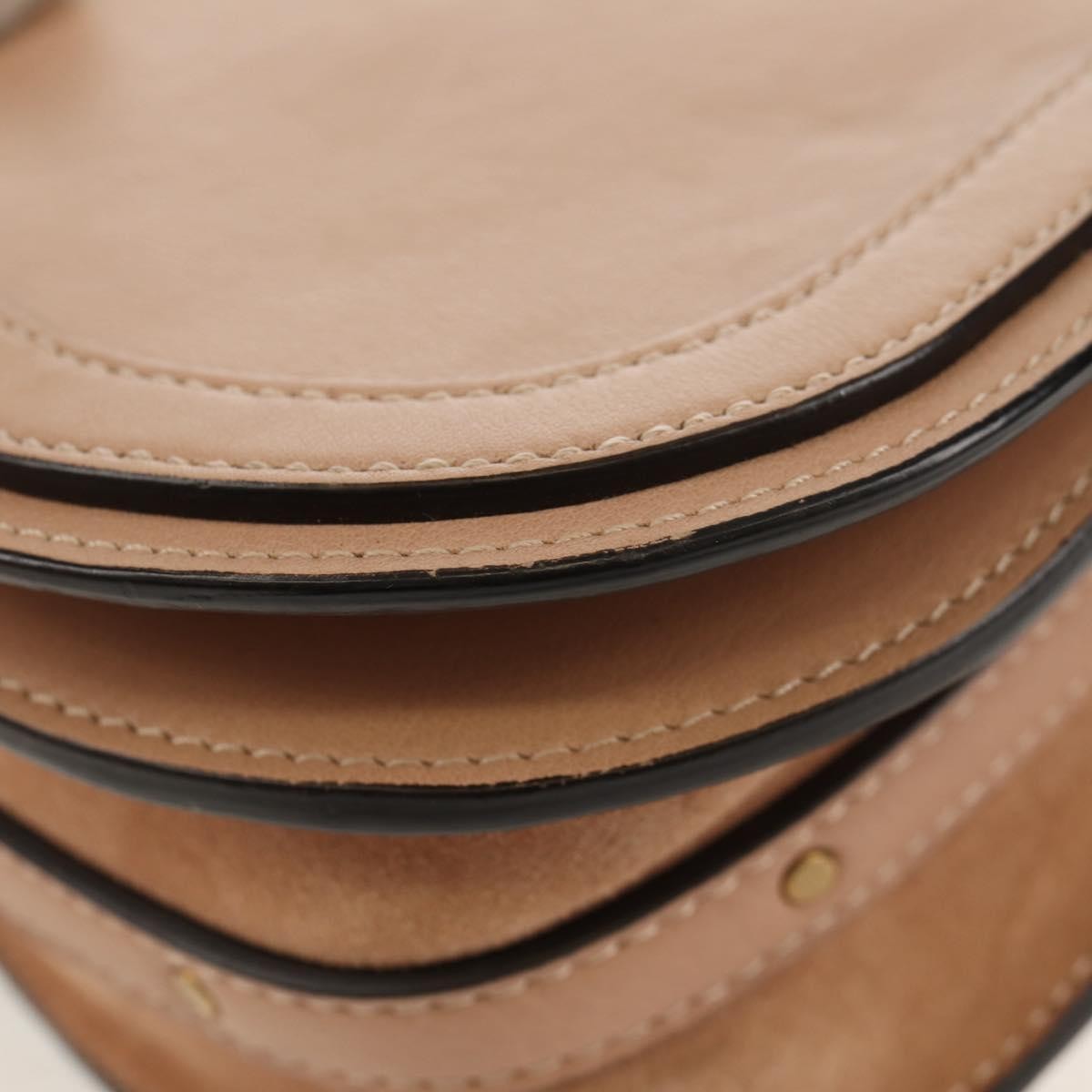 Chloe Nile Crossbody Bag Leather, PINK, LEATHER, Shoulder bag