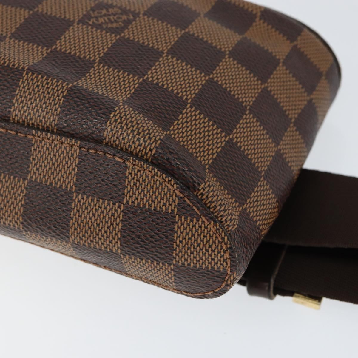 Louis Vuitton Geronimos Waist Bag Damier, BROWN, CANVAS, Clutche & pouche