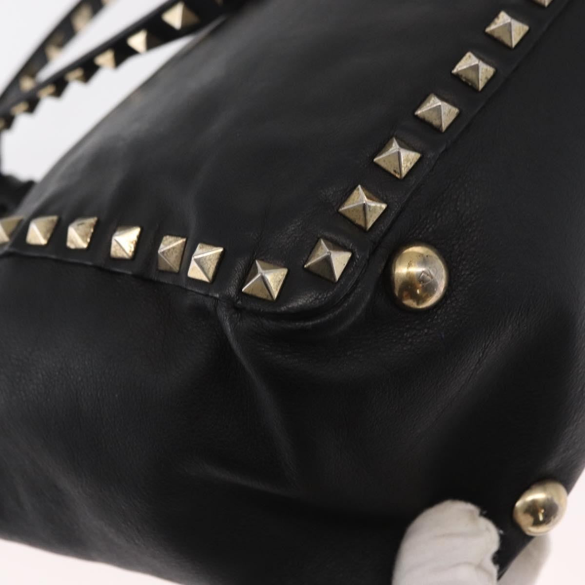 Valentino Garavani Rockstud Tote Soft Leather, BLACK, LEATHER, Tote bag