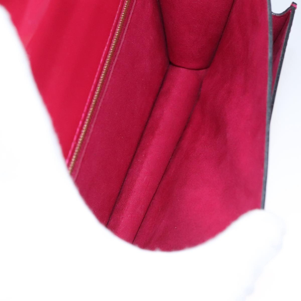 Louis Vuitton Monceau Handbag Vernis, Red, Patent Leather, Handbag