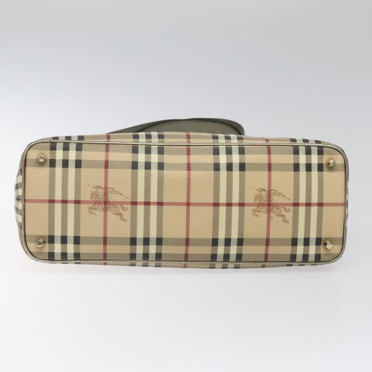 Burberry Regent Tote Haymarket Coated Canvas, BEIGE, PVC, Tote bag