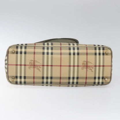 Burberry Regent Tote Haymarket Coated Canvas, BEIGE, PVC, Tote bag