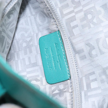 Salvatore Ferragamo Marisa Satchel Leather, GREEN, LEATHER, Handbag