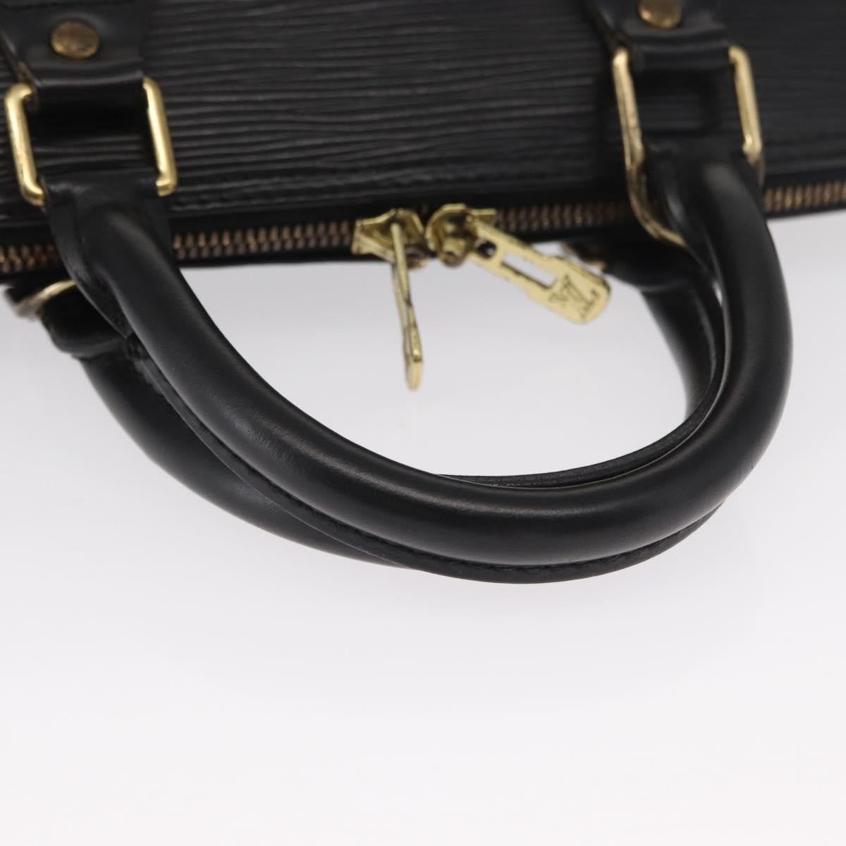 Louis Vuitton Alma Handbag Epi Leather, BLACK, LEATHER, Handbag