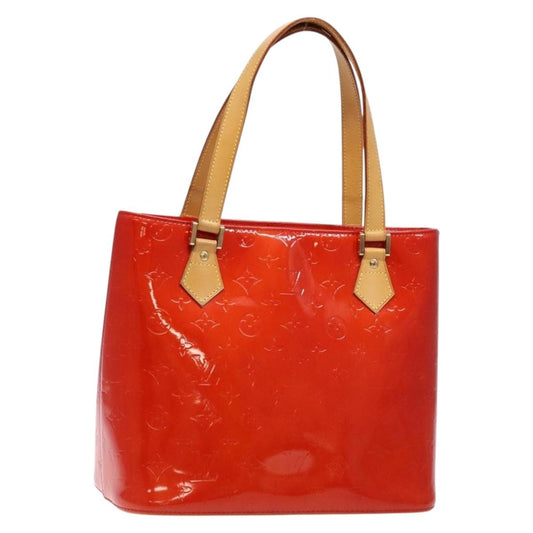 Louis Vuitton Houston Handbag Monogram Vernis, RED, PATENT_LEATHER, Handbag