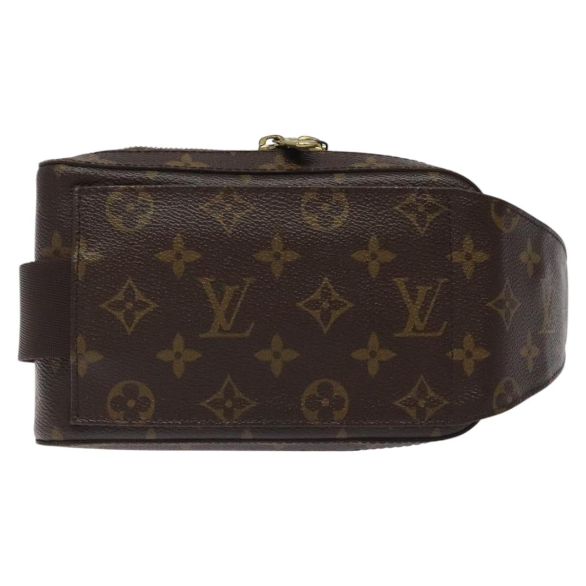 Louis Vuitton Geronimos Waist Bag Monogram Canvas, BROWN, CANVAS, Travel bag