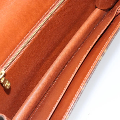 Louis Vuitton Dame Pochette Monogram Canvas, BROWN, CANVAS, Clutche & pouche