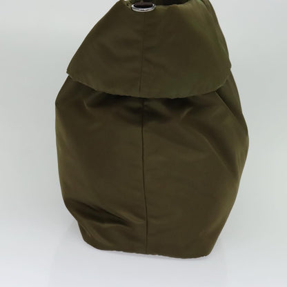 Prada Convertible Double Tote Tessuto, KHAKI, NYLON, Handbag