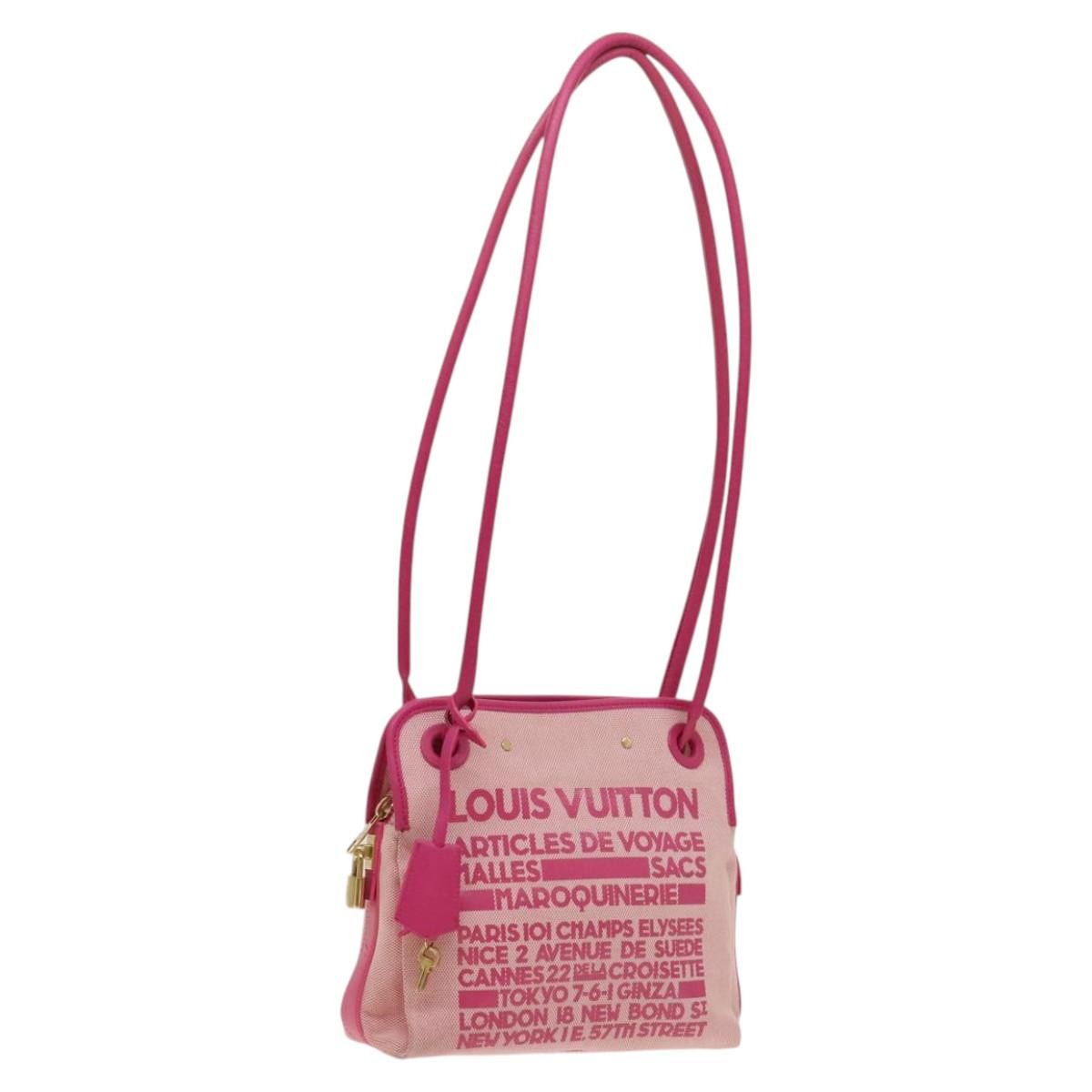 Louis Vuitton Articles de Voyage Rider Travel Shopper Canvas, PINK, CANVAS, Shoulder bag