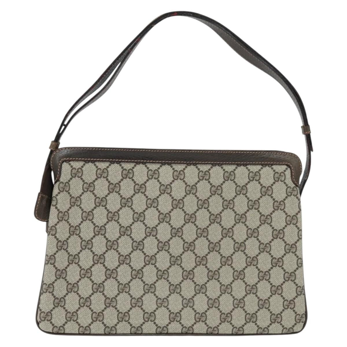 Gucci Ophidia Zip Shoulder Bag GG Coated Canvas, BEIGE, CANVAS, Shoulder bag