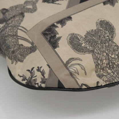 Salvatore Ferragamo Vintage Shoulder Bag Canvas, GRAY, CANVAS, Shoulder bag