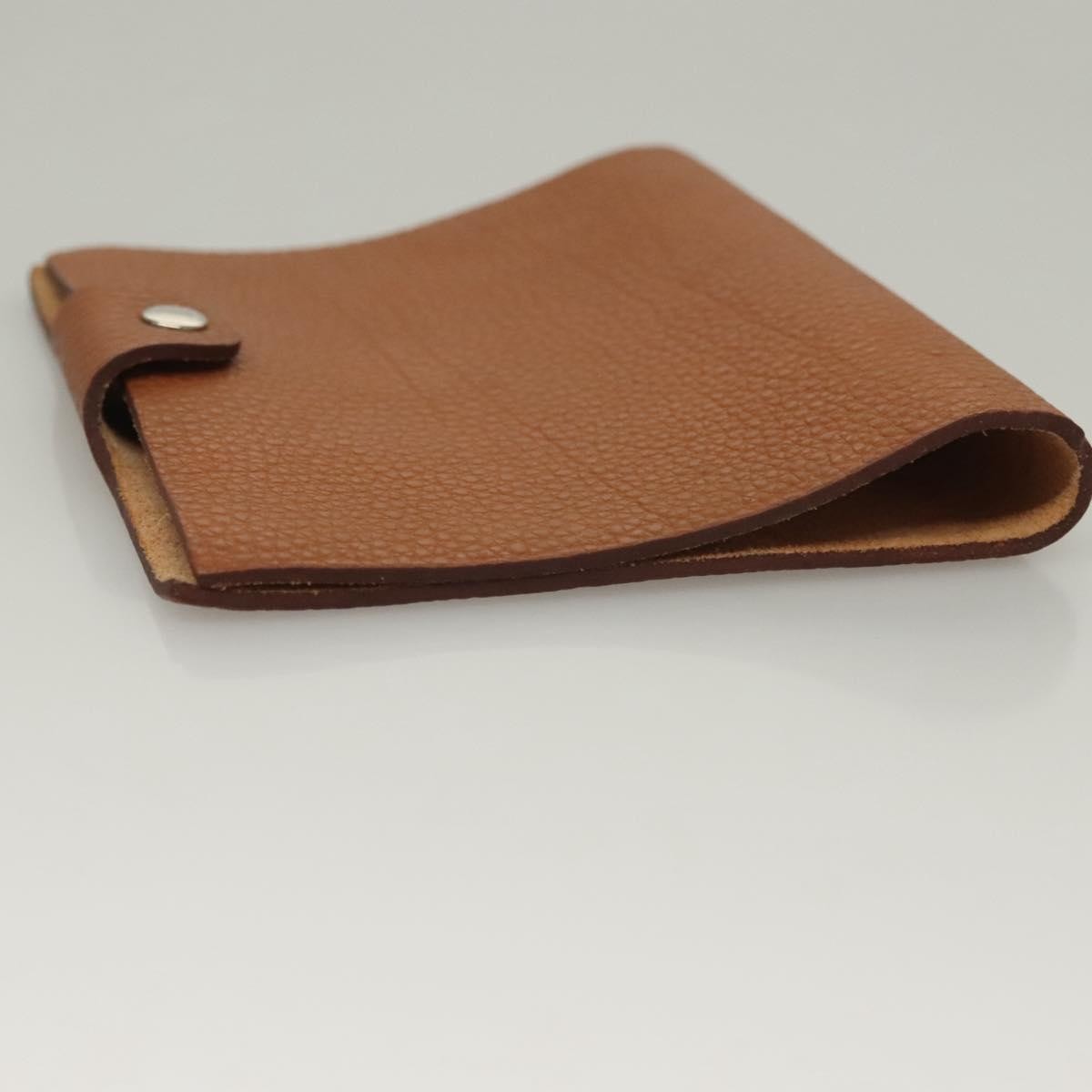 Hermes Ulysse Agenda Cover Leather, BROWN, LEATHER, Clutche & pouche