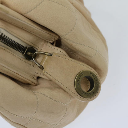 Bally Handbag Leather, ECRU, LEATHER, Handbag