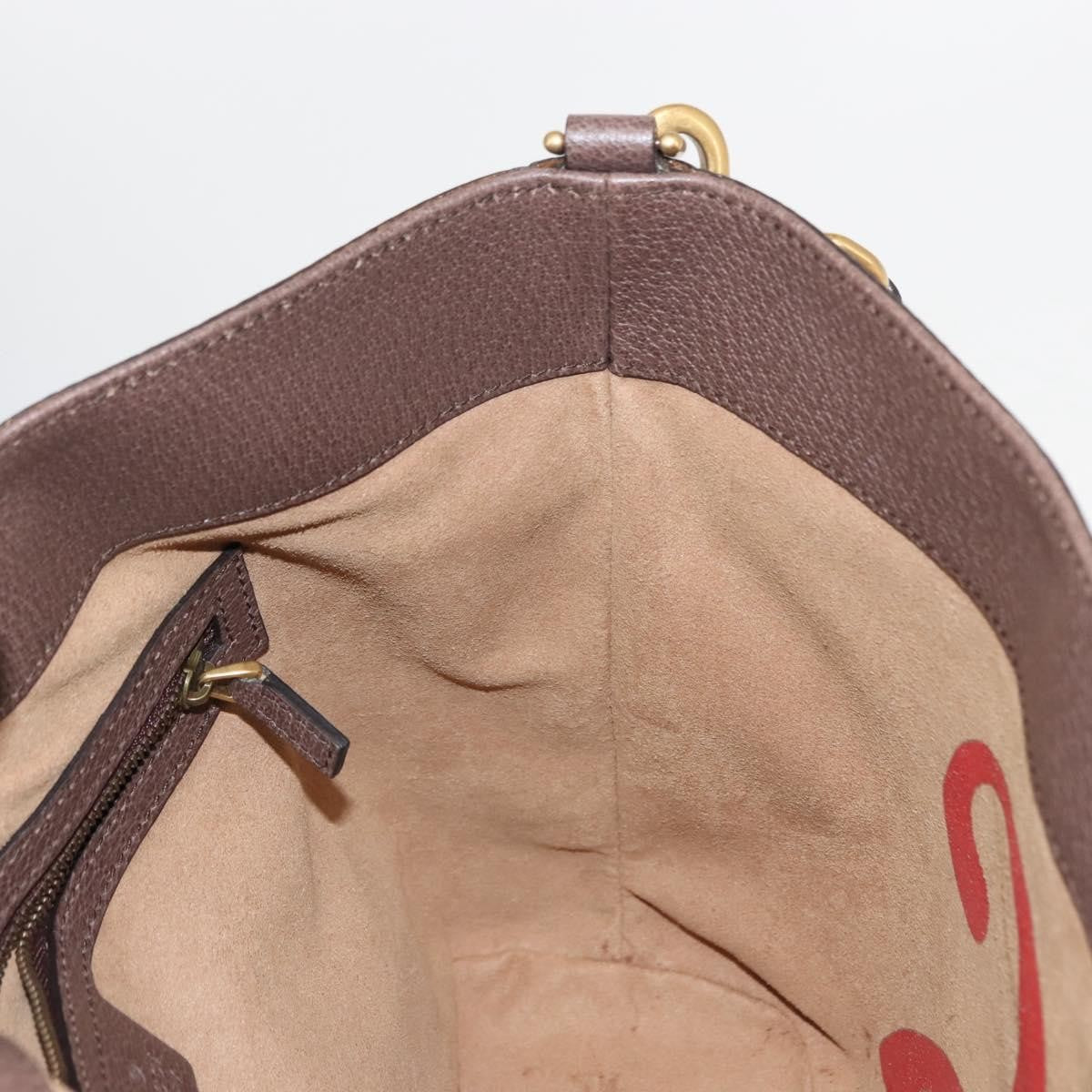 Gucci Convertible Soft Tote Mystic Cat Print GG Coated Canvas, BEIGE, CANVAS, Tote bag