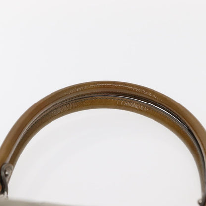 Salvatore Ferragamo Gancini handbag Suede, GREEN, SUEDE, Handbag