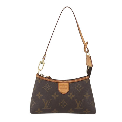 Louis Vuitton Delightful Pochette Monogram Canvas, BROWN, CANVAS, Clutche & pouche