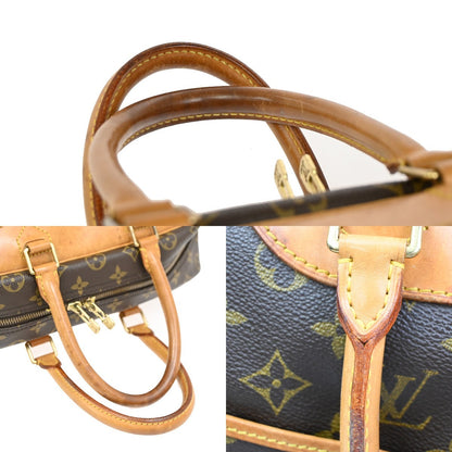 Louis Vuitton Deauville Handbag Monogram Canvas, BROWN, CANVAS, Handbag