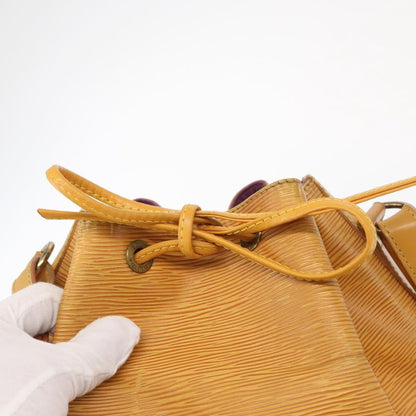 Louis Vuitton Petit Noe Handbag Epi Leather, YELLOW, LEATHER, Shoulder bag