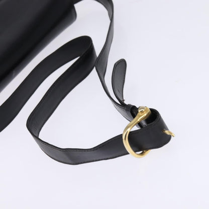 Celine Horse Carriage Shoulder bag Leather, BLACK, LEATHER, Shoulder bag