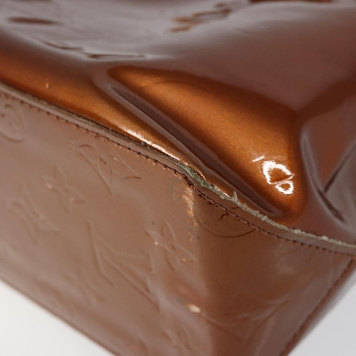 Louis Vuitton Reade Handbag Monogram Vernis, BROWN, PATENT_LEATHER, Handbag