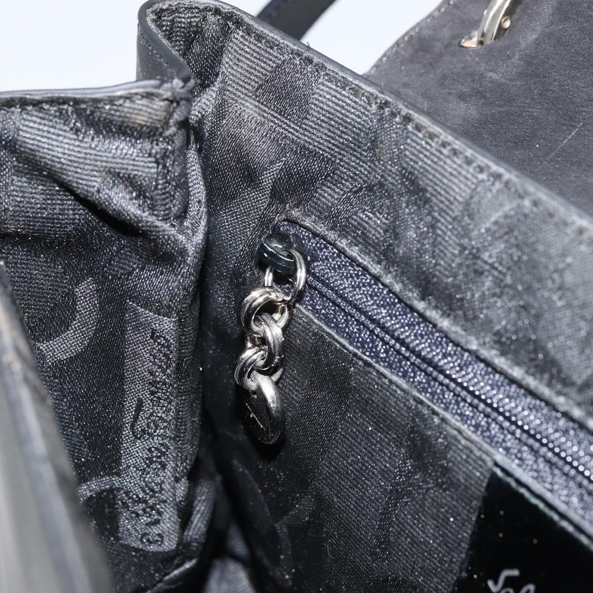 Salvatore Ferragamo Vala Shoulder Bag Patent Leather, BLACK, PATENT_LEATHER, Shoulder bag