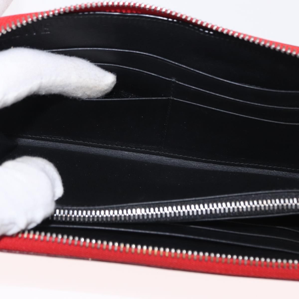 Loewe Anagram Wallet Leather, RED, LEATHER, Wallets