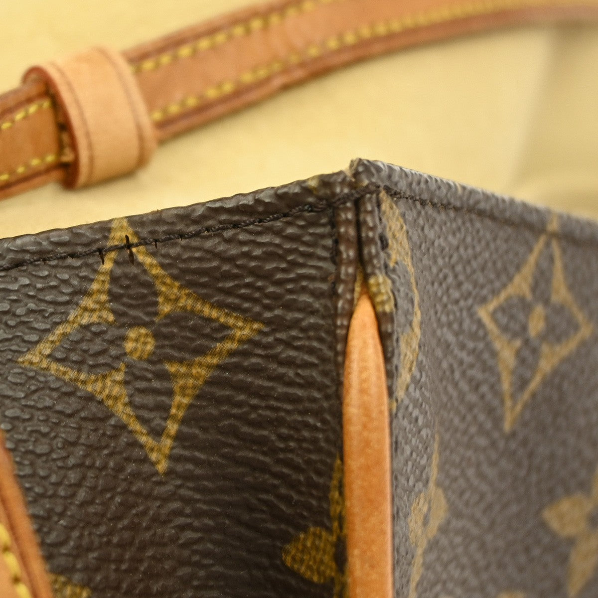 Louis Vuitton Twin Handbag Monogram Canvas, BROWN, CANVAS, Clutche & pouche