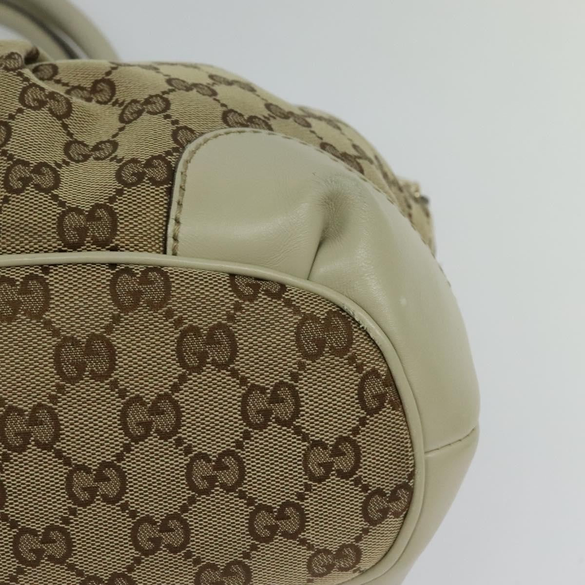 Gucci Sukey Top Handle Satchel GG Canvas with Leather, BEIGE, CANVAS, Tote bag