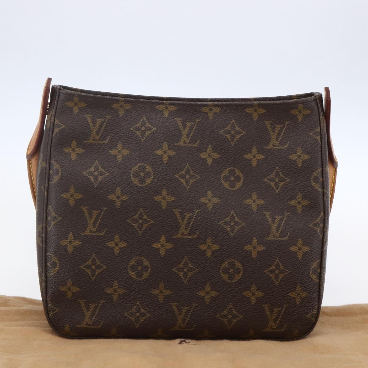 Louis Vuitton Looping Handbag Monogram Canvas, BROWN, CANVAS, Shoulder bag