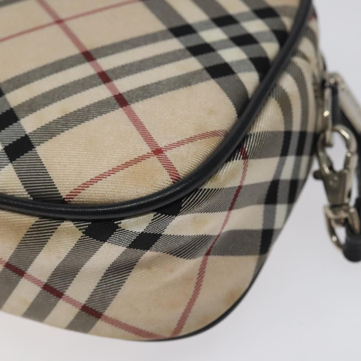 Burberry Nova check Pochette Canvas, BEIGE, NYLON, Clutche & pouche