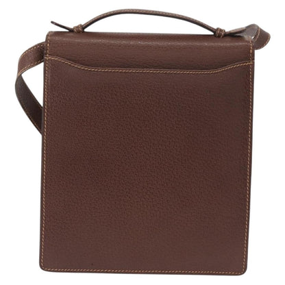 Gucci Vintage Shoulder Bag Leather, BROWN, LEATHER, Shoulder bag