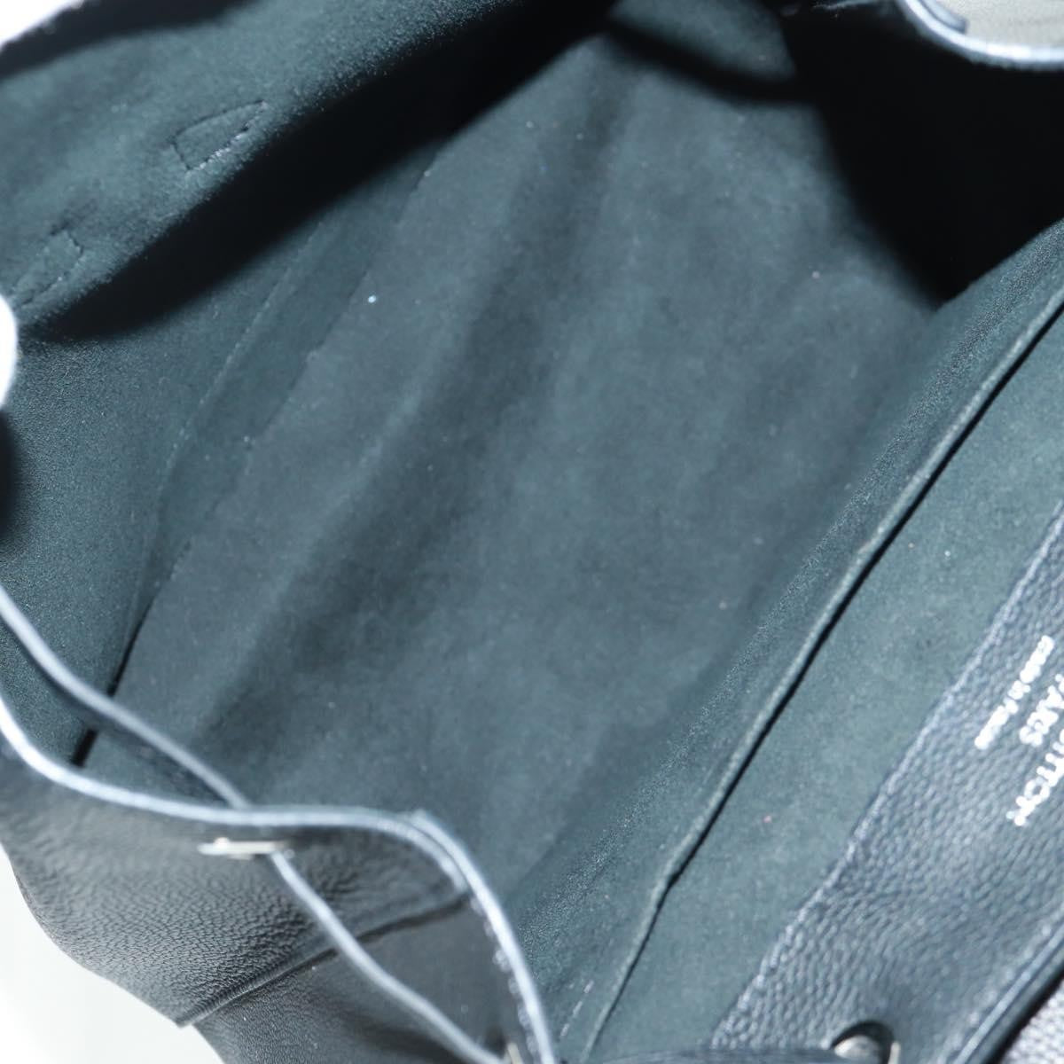 Louis Vuitton Lockme Backpack Leather, BLACK, LEATHER, Backpack